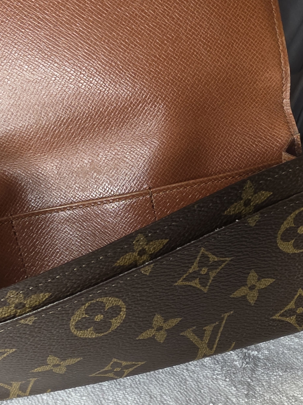 Authentic Louis Vuitton Monogram Canvas Long Wallet - Picture 6 of 8